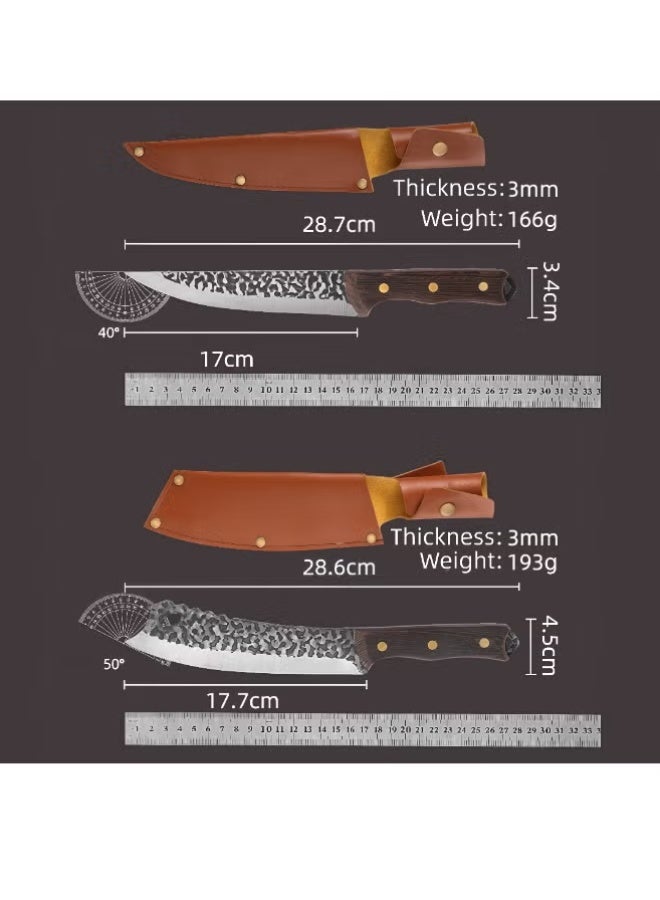 BLOOMING TIME Premium Forged Butcher Knife Set – Precision, Power & Style - Image 5